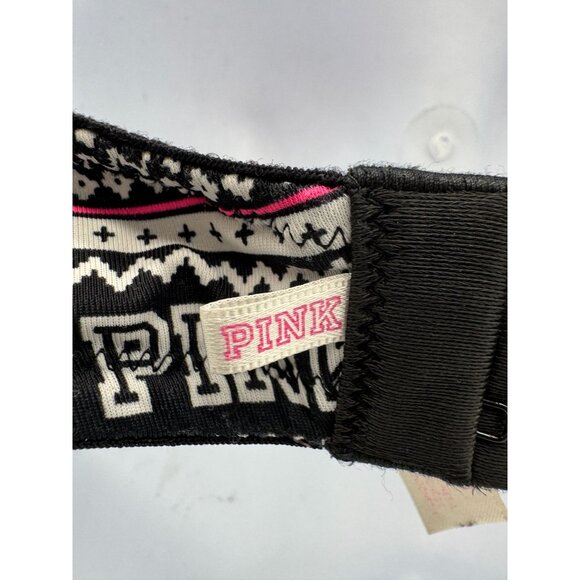 Victoria's Secret Womens Fair Isle Everyday Push-Up Bra Sz 36D Multicolor Casual - Picture 3 of 11